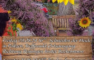 Artikelbild zu Faßberg - Einladung zum Binden der 2024er Heidekrone