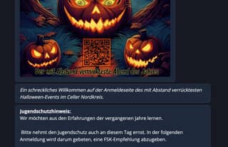 Artikelbild zu Halloween in Faßberg Kritiker ducken sich seit 2024 weg, Unterstützung...