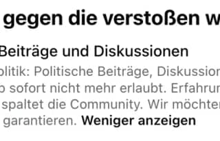 Artikelbild zu Politik unerwünscht? Wenn lokale Diskussionen einfach gelöscht werden