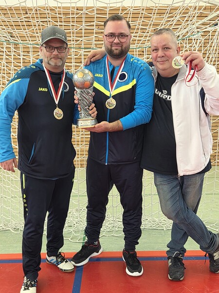 Trainerteam SG Nordkreis Hallenmeister U13 2025-2026