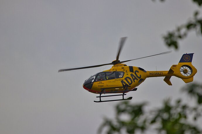 Christoph19 D-HSWG beim Abflug aus Faßberg